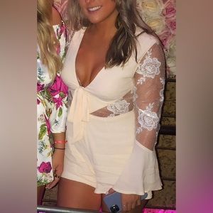 Adorable lace romper